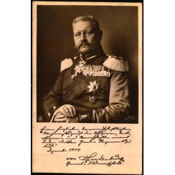 Von Hindenburg - Tyskland - 1914 - Ubrugt