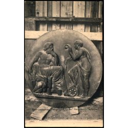 Thorvaldsens Relief "Historien" Forsiden Midterparti - Christiansborg Slots Ruiner - Nr. 18 C.F.