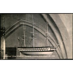 Linieskibet "Prins Kristian Frederik" i Overby Kirke - Sj�llands Odde - S. Bay 9766 - Ubrugt