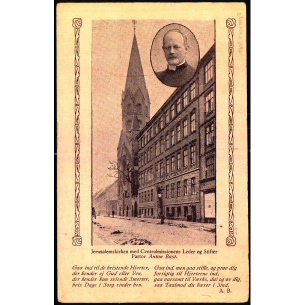 Jerusalemskirken med Centralmissionens Leder - Fyrtaarnet u/n - Ubrugt