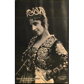 Gerda Krum-Nathansen i Den glade Enke  - Alex Vincent 1351 - Ubrugt