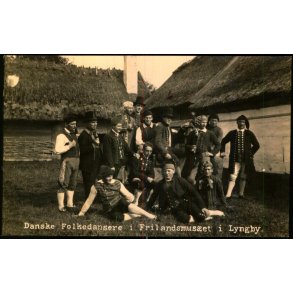 Danske Folkedansere i Frilandsmuseet i Lyngby - Folkedansere u/n - Ubrugt 
