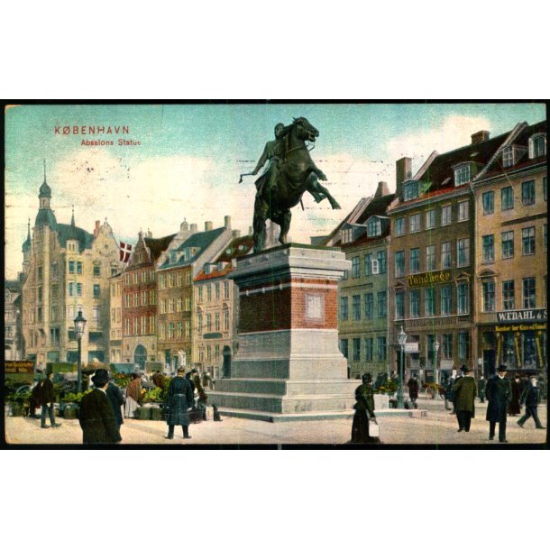 K�benhavn - Absalons Statue - Stender 36025 - Brugt
