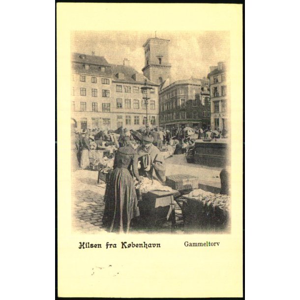 Hilsen fra K�benhavn - Gammeltorv - Genoptryk Kgl. Bibliotek 1973 - Brugt
