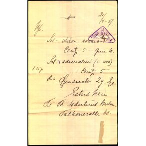 Recept - Apotheket Godthaab - 21 - 4 - 1927