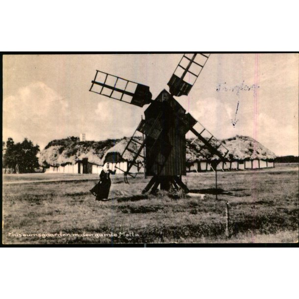 Museumsgaarden m. den gamle M�lle  - L. Remmer 98068 - Brugt