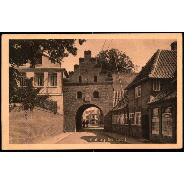 Faaborg - Vesterport - David I. Bagers Bogh.  56798 - Ubrugt