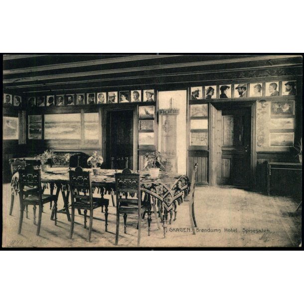 Skagen - Br�ndums Hotel - Spisesalen - Lauris Schjeldes Bogh. 25801 - Brugt