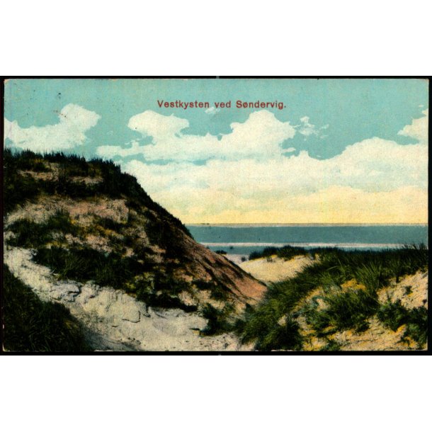 Vestkysten ved S�ndervig - Alex Vincent 599 - Brugt