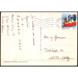 Bornholm - Hammershus Ruiner set fra st - Colbergs Bogh. 8225 - Brugt