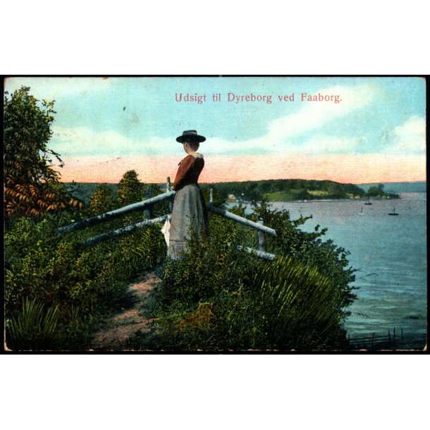 Udsigt til Dyreborg ved Faaborg - Alex Vincent 83 - Brugt