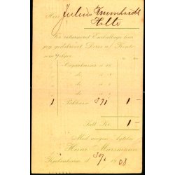 Heinr. Marsmann - Kbh.K  - u/n - Brugt - Fold !