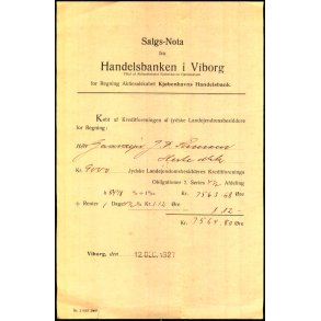 Handelsbanken i Viborg - 1927