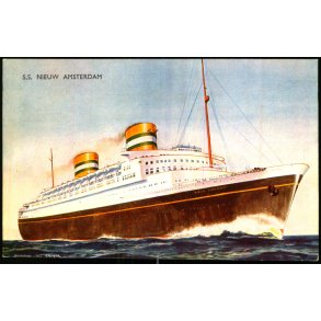 S.S. Nieuw Amsterdam - Salmon 5024 - Ubrugt