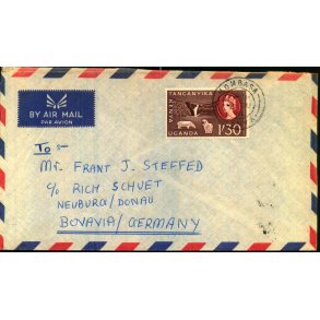 Luftpost Brev fra Kenya til Tyskland - 12 - 6 - 81