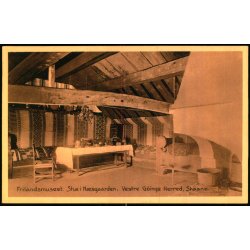 Frilandsmuseet - Stue i N�sgaarden - Stender 34218 - Ubrugt - Har v�ret kl�bet op !