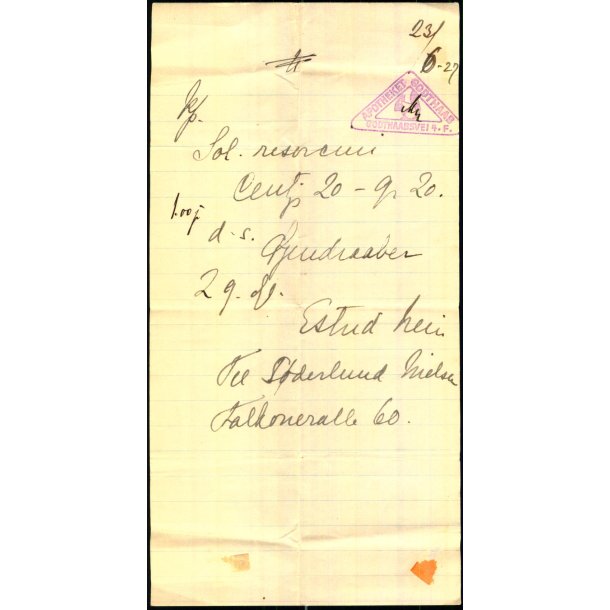 Recept - Apotheket Godthaab - 23 - 6 - 1927