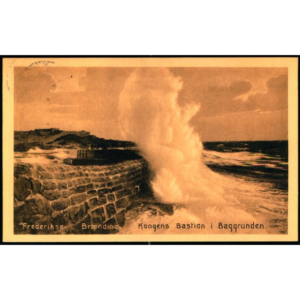 Frederiks - Brnding - Kongens Bastion i Baggrunden - Colbergs Boghandel Eneret