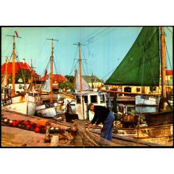 Skagen - Parti fra Havnen - V. Asmussen 144 - Brugt