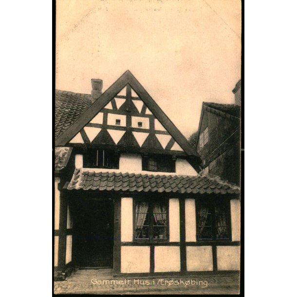 Gammelt Hus i �r�sk�bing - C. Th. Creutz Bogh. 7899 - Ubrugt