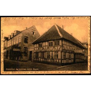 En gammel Gaard - Middelfart - Algade - Carl S. Ladehoffs Bogh. 12515 - Brugt