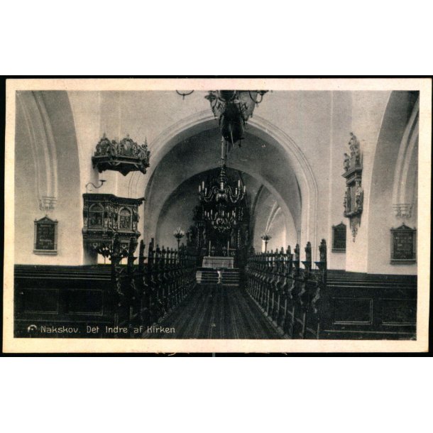 Nakskov - Det indre af Kirken - Stender N. 34 - Ubrugt