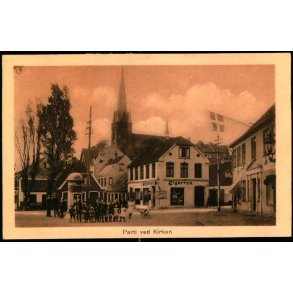 Parti ved Kirken - Forlag J. Boisen u/n - Ubrugt