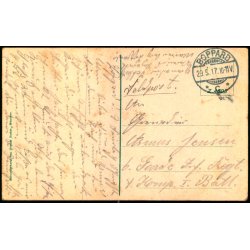 Feldpost - Boppard  29 - 5 -17 - Til 1. Batl. 4. Komp.  - Billedside : Gruss aus Boppad