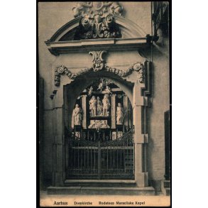 Aarhus  - Domkirke, Rodsteen Marselisk Kapel - Otto J�rgensen 473 - Ubrugt