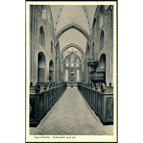 L�gumkloster Kirke - Kirkeskibet mod �st - H. Ingwersen 6 - Ubrugt