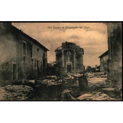  Feldpost - K.D. Feldpost  18 -5 -15 - Til Apenrade - Billedside : Die Kirche in Reneville