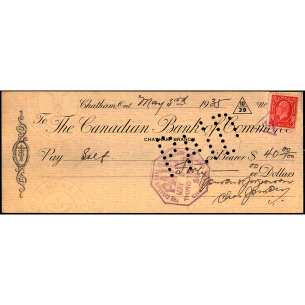 The Canadian Bank of Commerce 1935