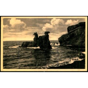 Bornholm - Lvehovederne ved Hammeren - Rudolf Olsen 5529 - Brugt