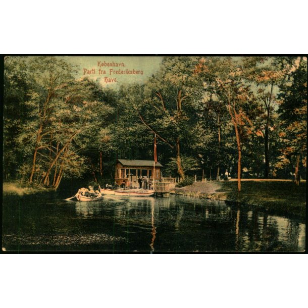 Kbenhavn - Parti fra Frederiksberg Have - GM 3166 - Brugt