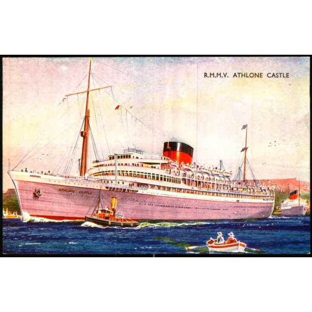 R.M.M.V. Athlone Castle - Salmon 4543 - Ubrugt