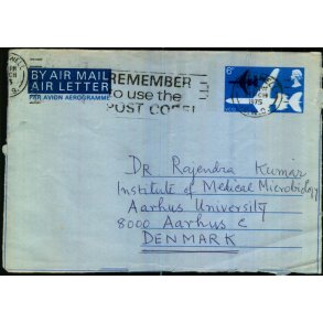 Luftpost Brev fra Irland til Danmark - 14 - 3 - 75