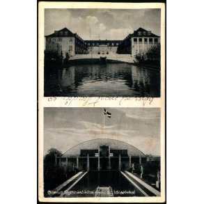 Ollerup Gymnastikh�jskole og Idr�tshal - M& K Nielsen 69141 - Brugt