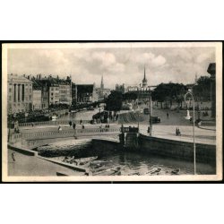 K�benhavn - Kanalparti  - Nyt�rshilsen p� bagsiden. 