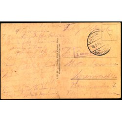  Feldpost - K.D. Feldpost  18 -5 -15 - Til Apenrade - Billedside : Die Kirche in Reneville