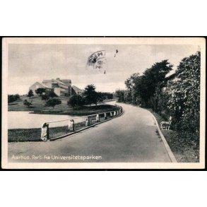 Aarhus - Parti fra Universitetparken - Stender �. 439 - Brugt