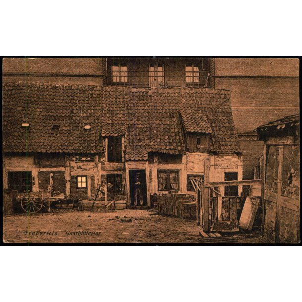 Fredericia - Gaardinteri�r - Gr�nholts Bogh. 36 - Brugt