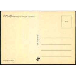 Dronning Beatrix  afl�gger ed - spanjersberg 825 - Ubrugt