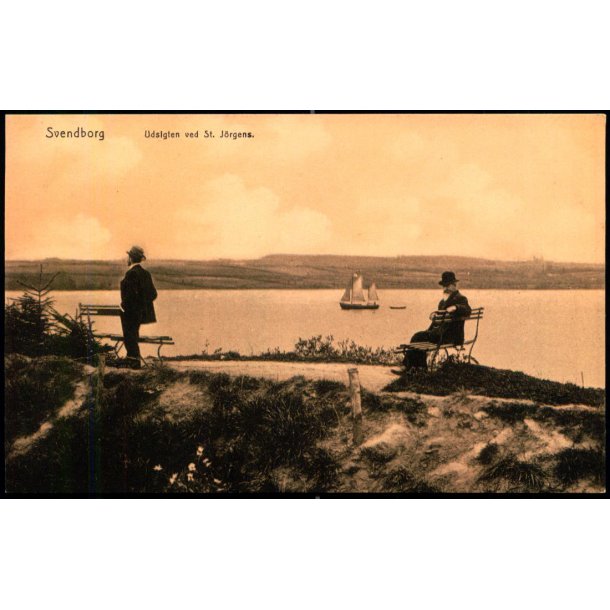 Svendborg - Udsigt ved St. Jrgens. - Johs. Broersens Forlag 1516 - Ubrugt