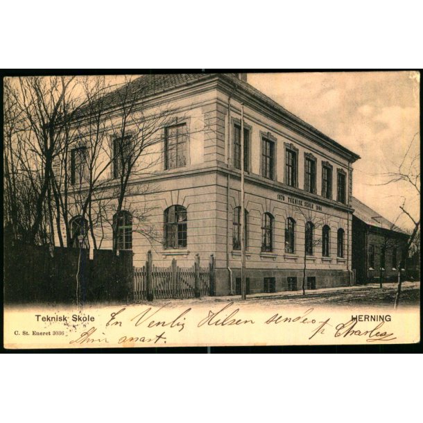 Herning - Teknisk Skole - C. St. 3036 - Brugt