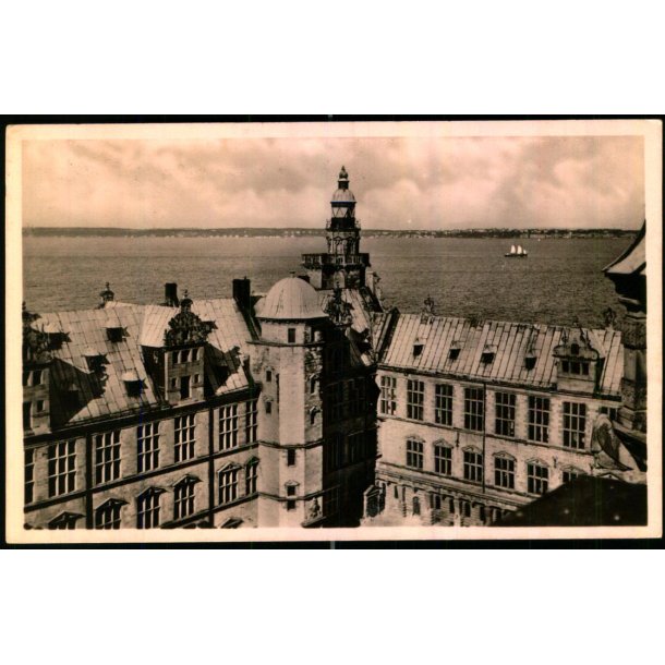 Kronborg - Udsigt over �resund - Chr. Olsen 1167/7 - Ubrugt