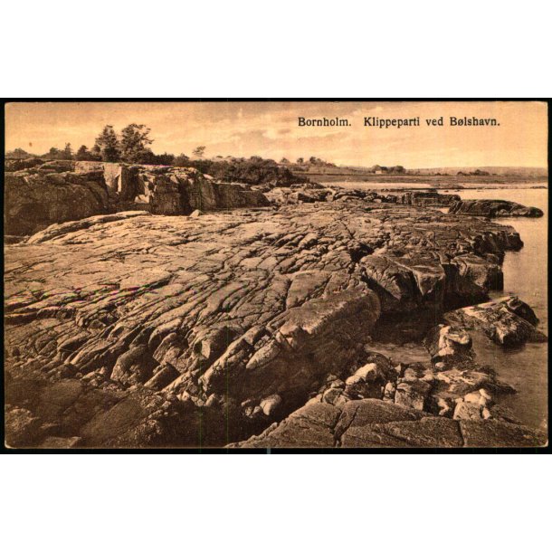 Bornholm - Klippeparti ved Blshavn - Colbergs Bogh. 970 - Brugt