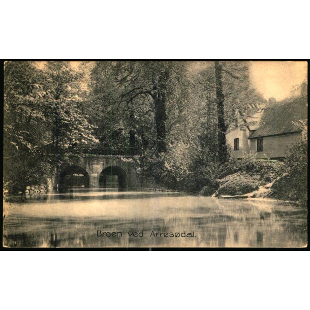 Broen ved Arres�dal - A. Jensen u/n - Ubrugt