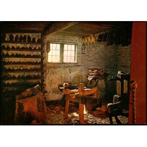 Hus fra kirke-S�by - Traskov�rksted - Frilandsmuseet - Gr�nlund 9- 332 - Ubrugt