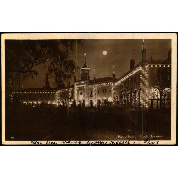 Kbenhavn -Tivolis Bazaren - Andreasen &amp; Lachmann 58 - Brugt