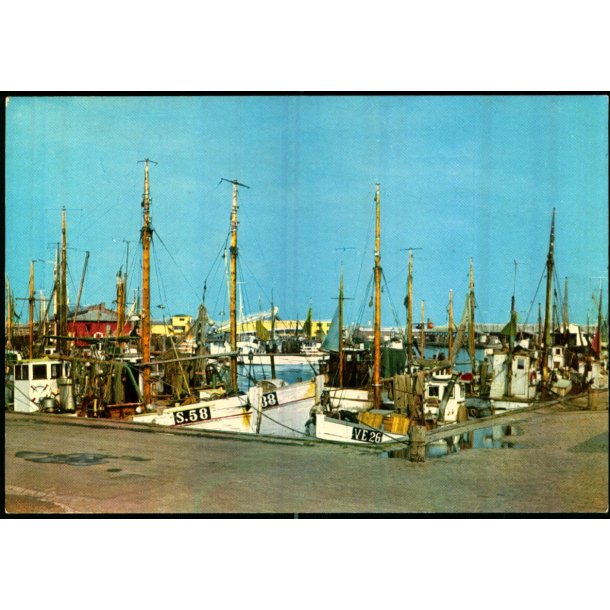 Skagen - Parti fra Havnen - V. Asmussen 101 - Ubrugt